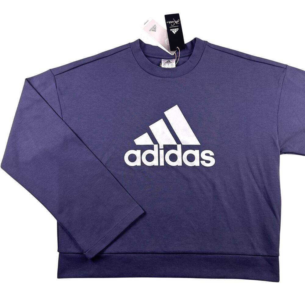 NWT Adidas‎ Sweatshirt Zoe Saldana Crew Neck Women’s Size Medium Sport Comfort